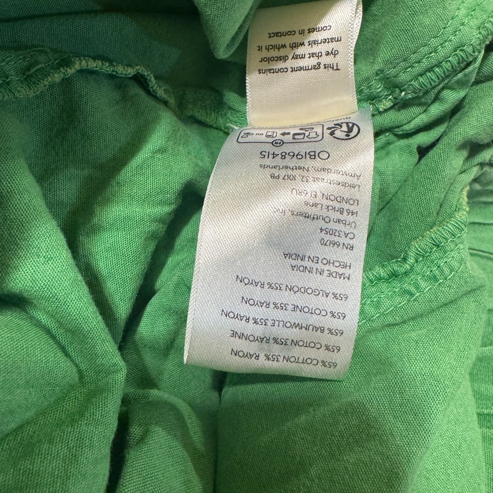 Free People Hadley Poplin Pants | XSmall | Green - Picture 4 of 5
